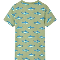 Kindershirt 104 lichtkakikleurig