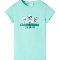 Kindershirt 116 lichtmint