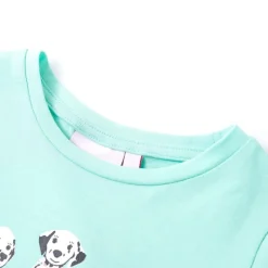 Kindershirt 116 lichtmint
