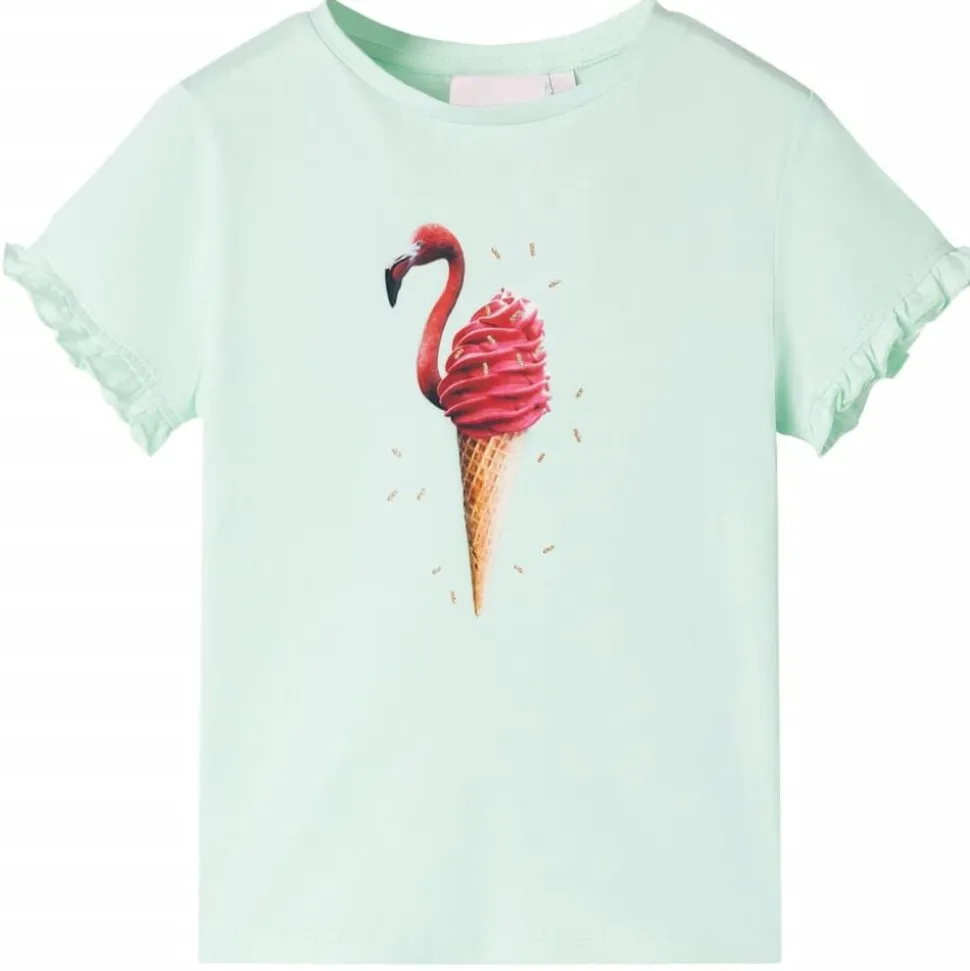 Kindershirt 128 lichtmint