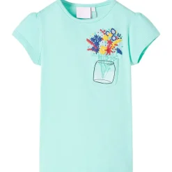 Kindershirt 128 lichtmint