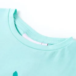 Kindershirt 128 lichtmint