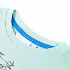 Kindershirt 104 lichtmintkleurig