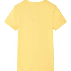 Kindershirt 104 lichtokerkleurig