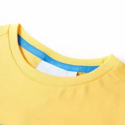 Kindershirt 104 lichtokerkleurig