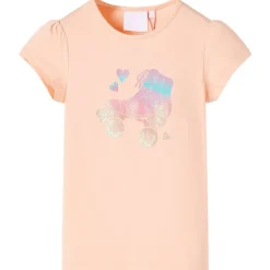 Kindershirt 104 lichtoranje