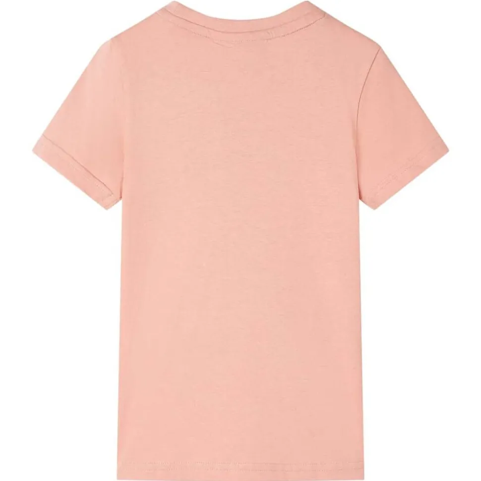 Kindershirt 116 lichtoranje