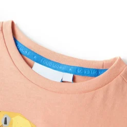 Kindershirt 116 lichtoranje