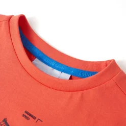 Kindershirt 128 lichtrood