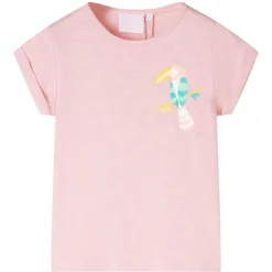 Kindershirt 116 lichtroze