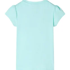 Kindershirt 92 lichtzeeblauw