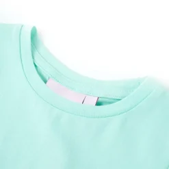 Kindershirt 92 lichtzeeblauw