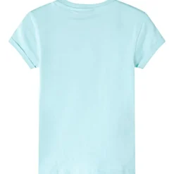 Kindershirt 116 lichtzeeblauw