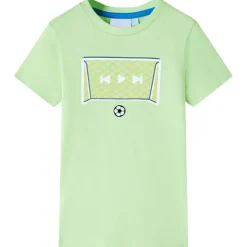 Kindershirt 140 limoengroen