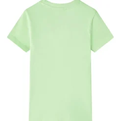 Kindershirt 140 limoengroen