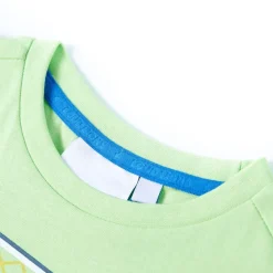 Kindershirt 140 limoengroen