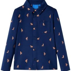 Kindershirt 104 marineblauw
