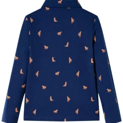 Kindershirt 104 marineblauw