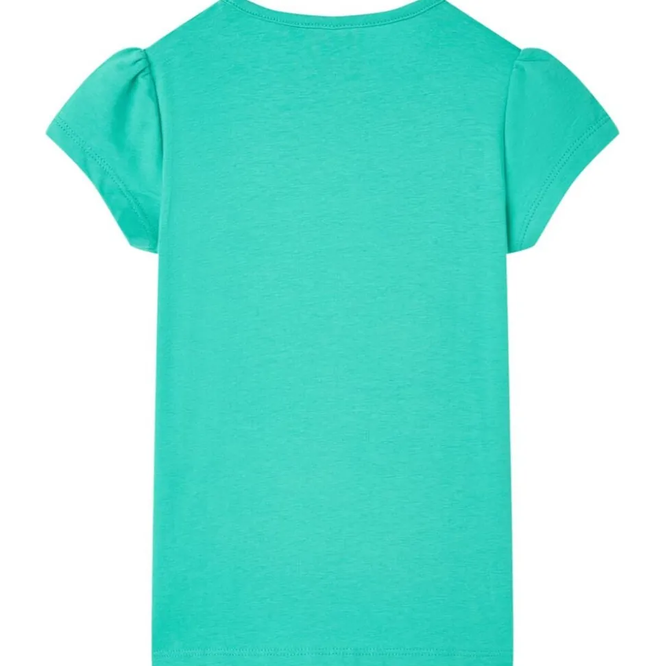 Kindershirt 116 mintkleurig