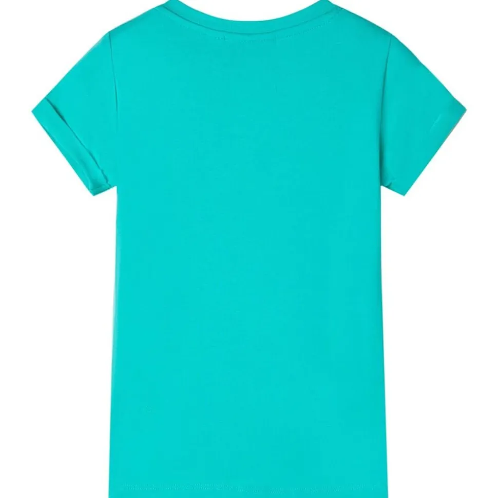 Kindershirt 116 mintkleurig
