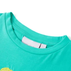 Kindershirt 116 mintkleurig