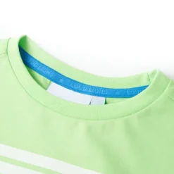 Kindershirt 128 neongroen