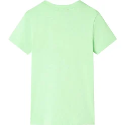 Kindershirt 128 neongroen