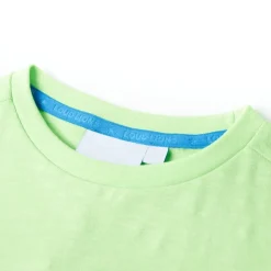 Kindershirt 128 neongroen