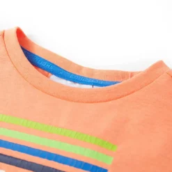 Kindershirt 128 neonoranje