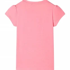 Kindershirt 92 neonroze