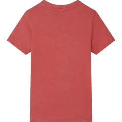 Kindershirt 104 paprikakleurig