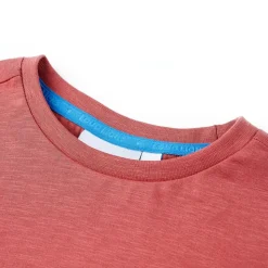 Kindershirt 104 paprikakleurig