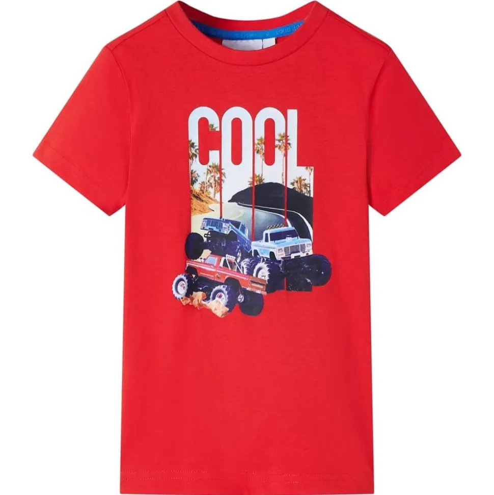 Kindershirt 104 rood