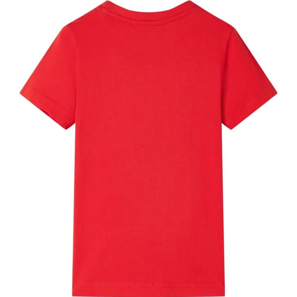 Kindershirt 104 rood