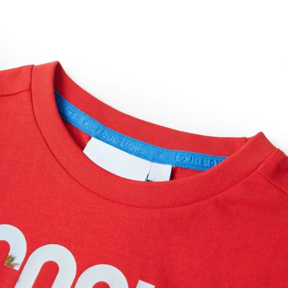 Kindershirt 104 rood
