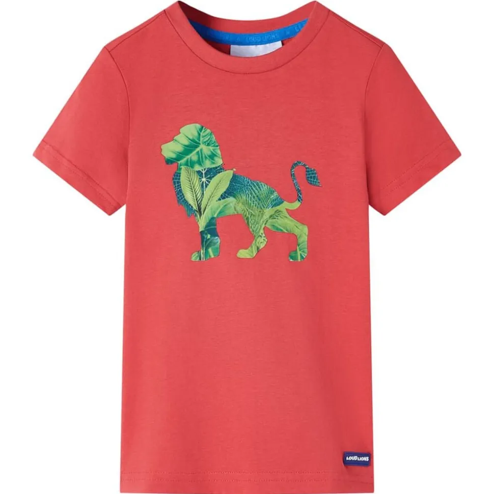 Kindershirt 128 rood