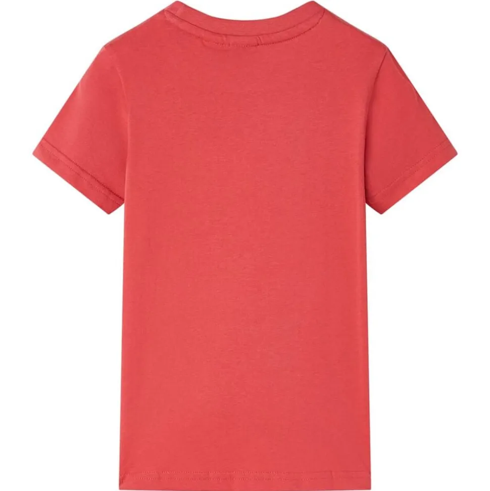 Kindershirt 128 rood
