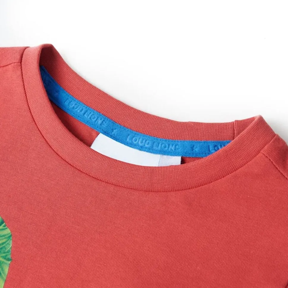 Kindershirt 128 rood