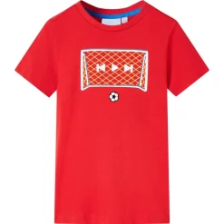 Kindershirt 92 rood