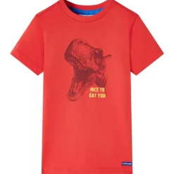 Kindershirt 104 rood