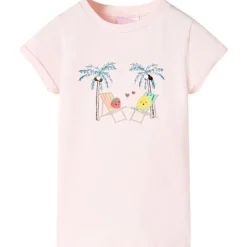 Kindershirt 92 zachtroze