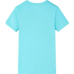Kindershirt 116 zeeblauw