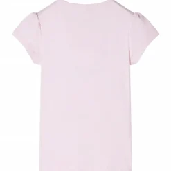 Kindershirt met kapmouwen 104 zachtroze