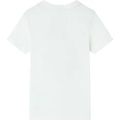 Kindershirt met korte mouwen 116 ecru