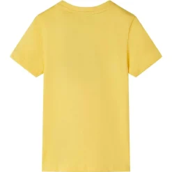 Kindershirt met korte mouwen 104 lichtokerkleurig