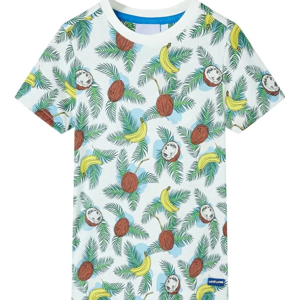 Kindershirt met korte mouwen 128 meerkleurig