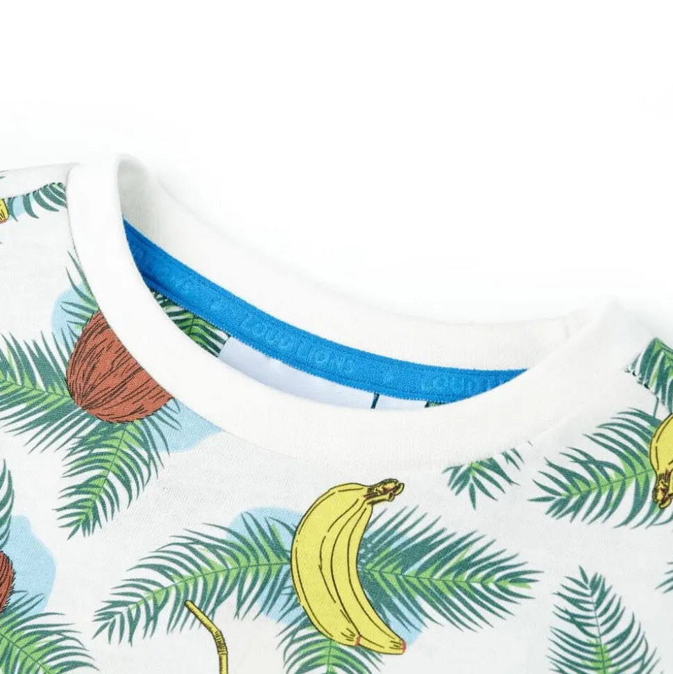 Kindershirt met korte mouwen 128 meerkleurig