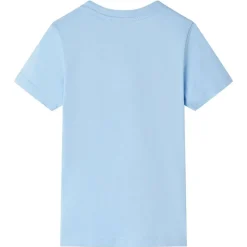 Kindershirt met korte mouwen 104 lichtblauw