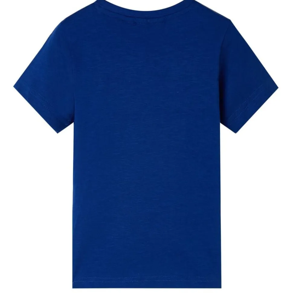 Kindershirt met korte mouwen 104 donkerblauw