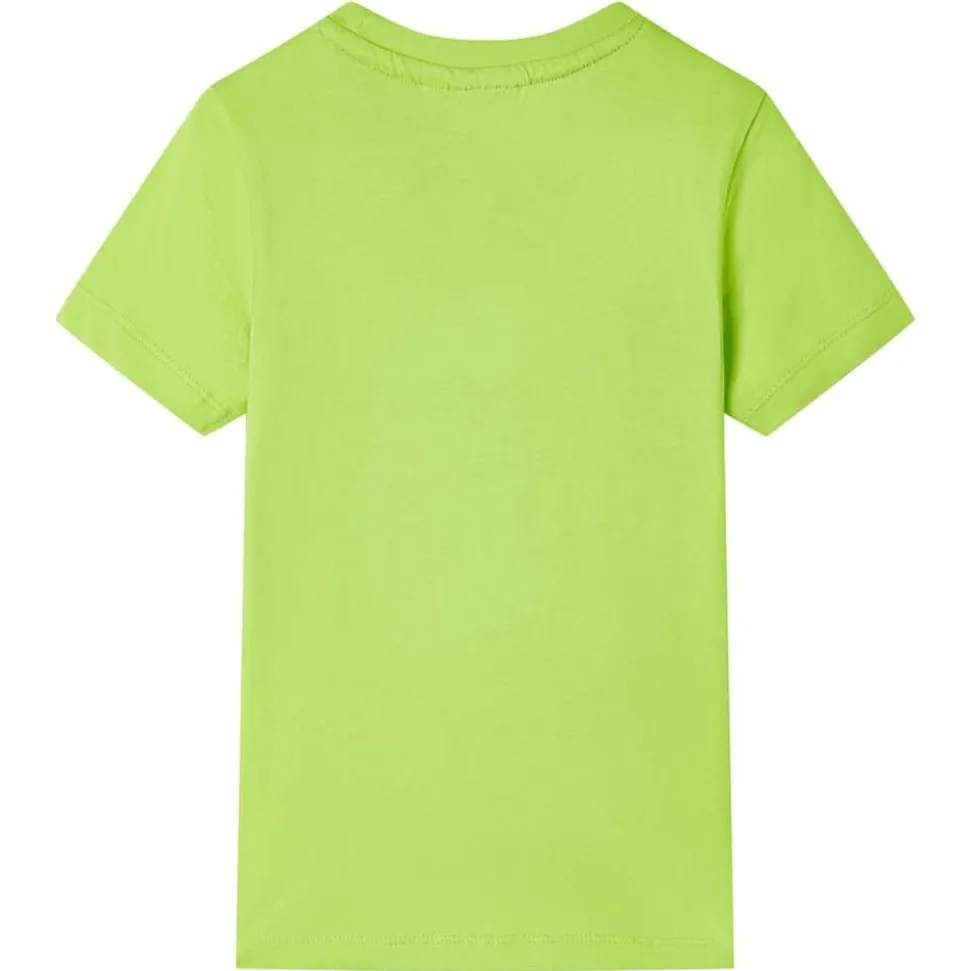 Kindershirt met korte mouwen 116 limoengroen